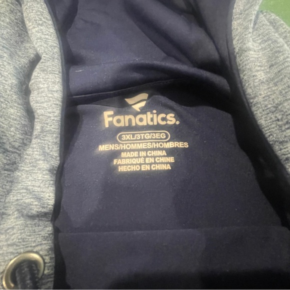 RED SOX! Fanatics Lightweight Blue and Gray Shirt Jacket- NWT- size 3XL - Picture 2 of 9